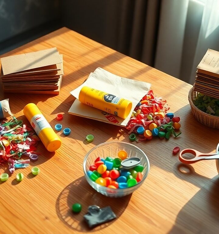 Laboratorio creativo per bambini: riciclo con carta, stoffe e plastica