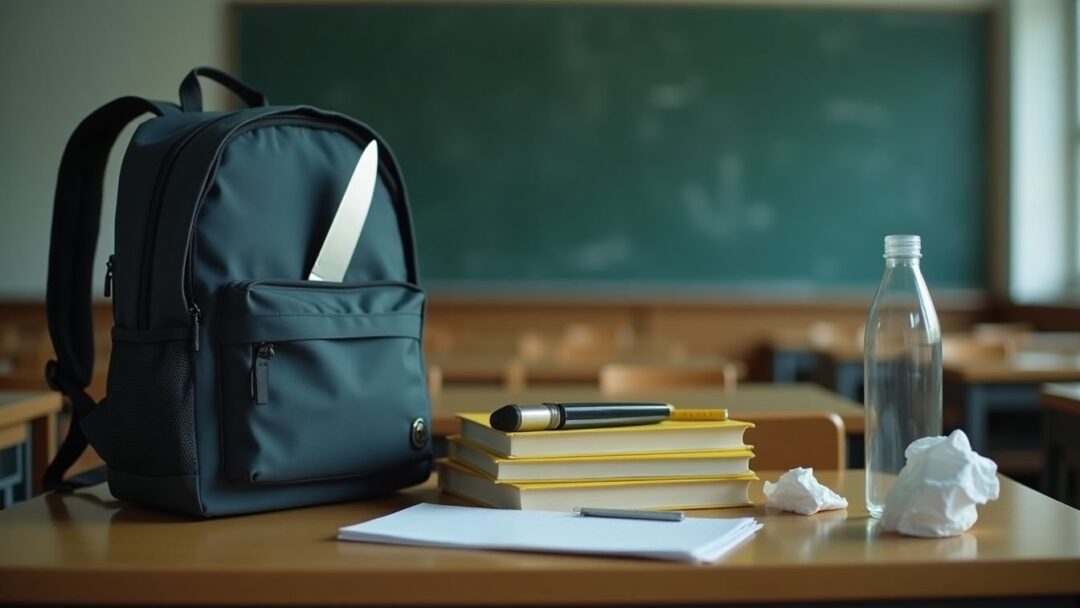 Coltello nello zaino a scuola di Trepuzzi: cosa è successo