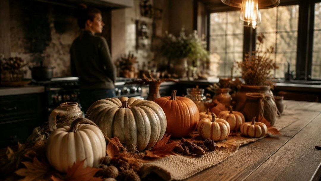 Idee Creative per Decorazioni Autunnali con Zucche Decorative