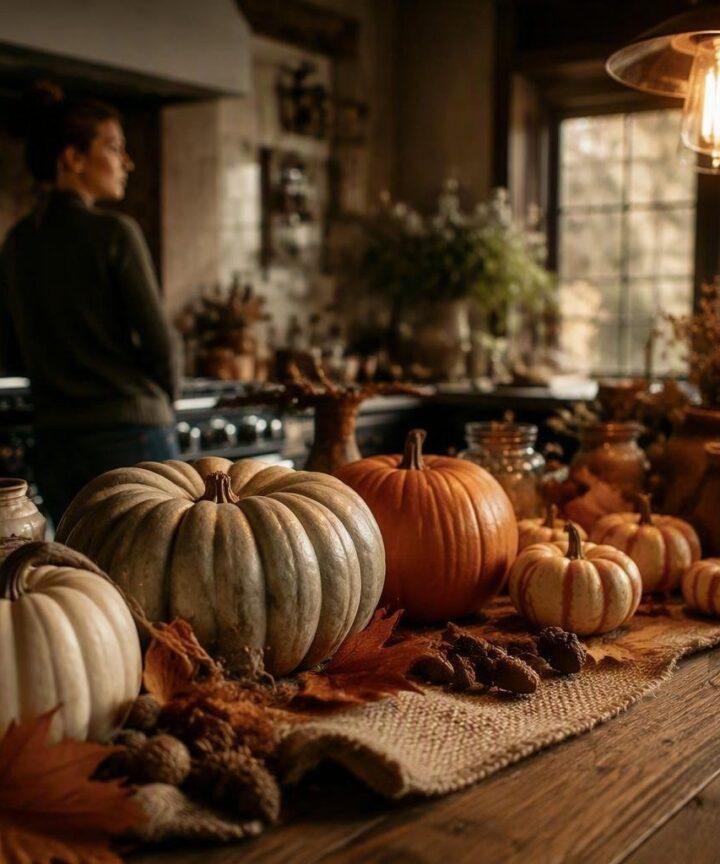 Idee Creative per Decorazioni Autunnali con Zucche Decorative