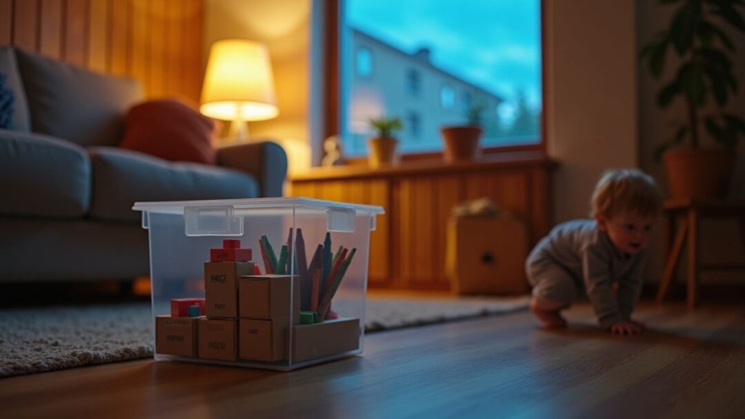 Organizzazione casa con bambini in 5 passi pratici
