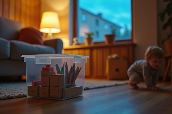 Organizzazione casa con bambini in 5 passi pratici