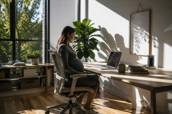 Smart working in gravidanza: organizzazione ergonomica e routine efficaci