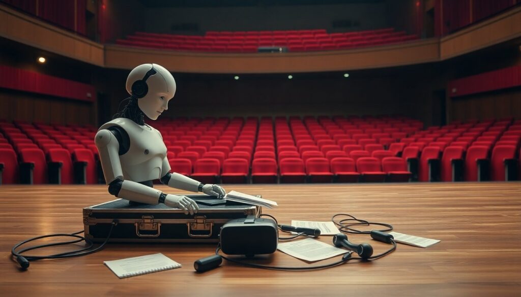 Antigone contemporanea con robot e visori VR all’Unint