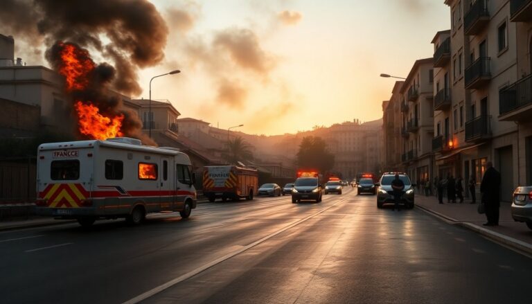 Camper in fiamme in via Alessandro Magnasco: nube nera visibile su Tor Sapienza