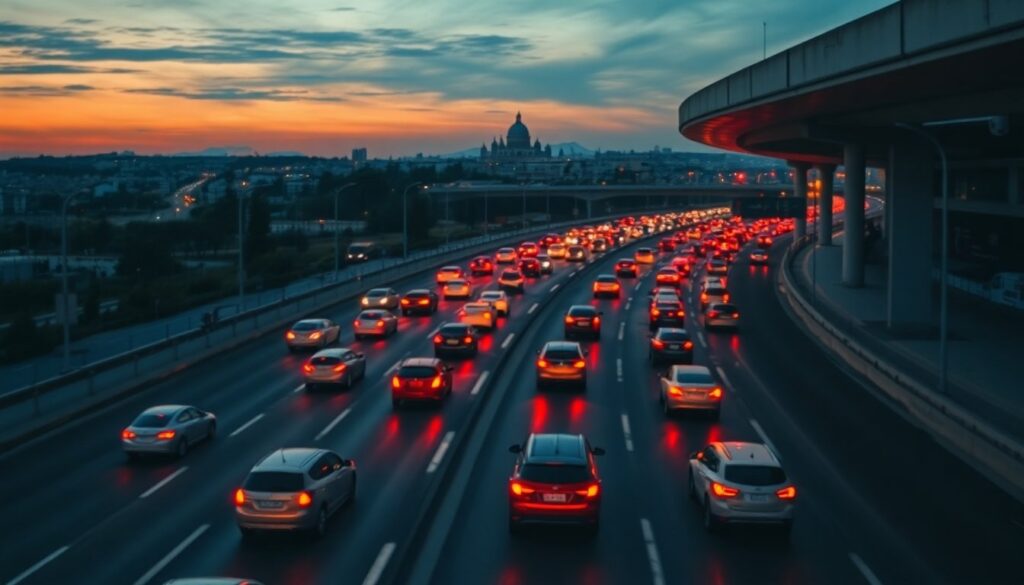Traffico e rallentamenti a Roma e nel Lazio: resoconto serale del 25 maggio 2026