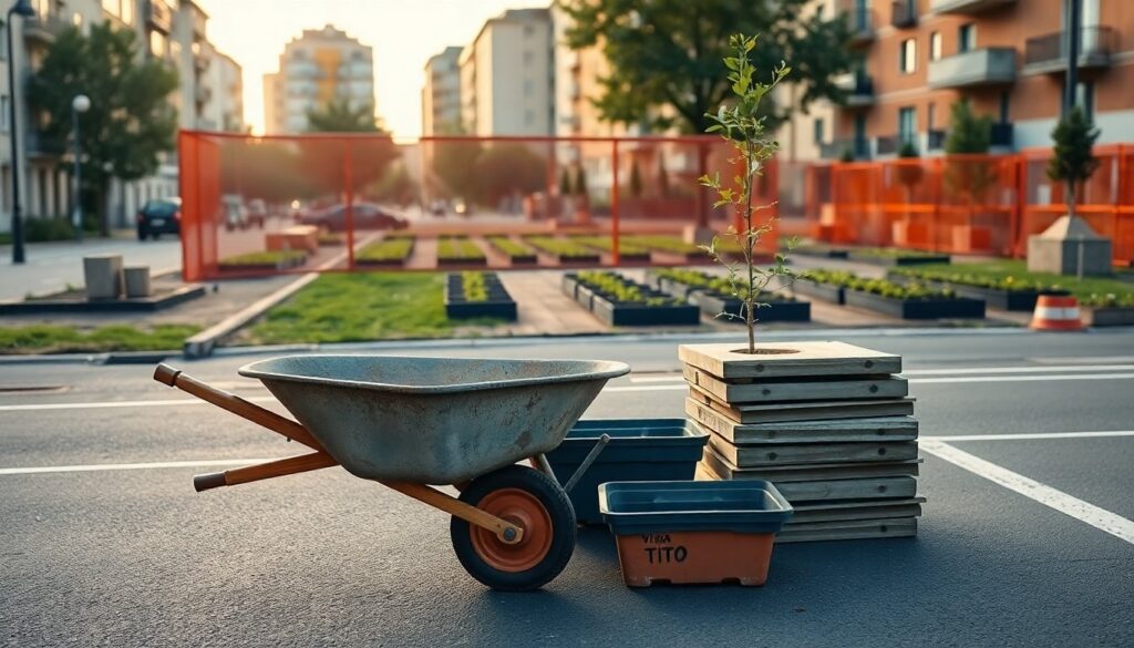 Via Tito, parcheggio cancellato: nasce un giardino attrezzato