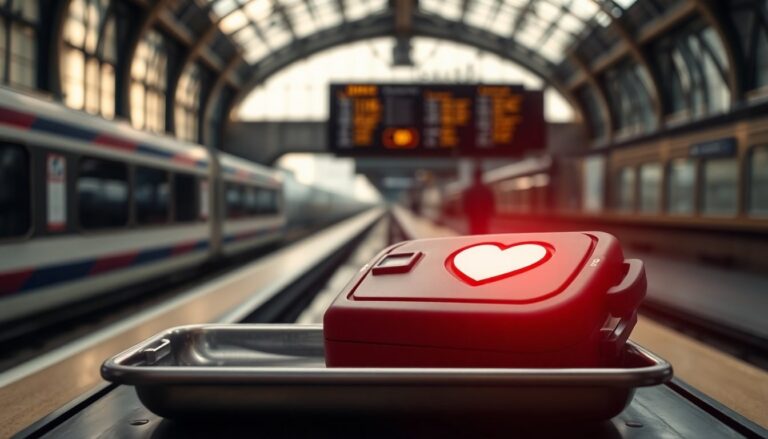 Intervento decisivo alla stazione Cristoforo Colombo: passeggero rianimato con defibrillatore