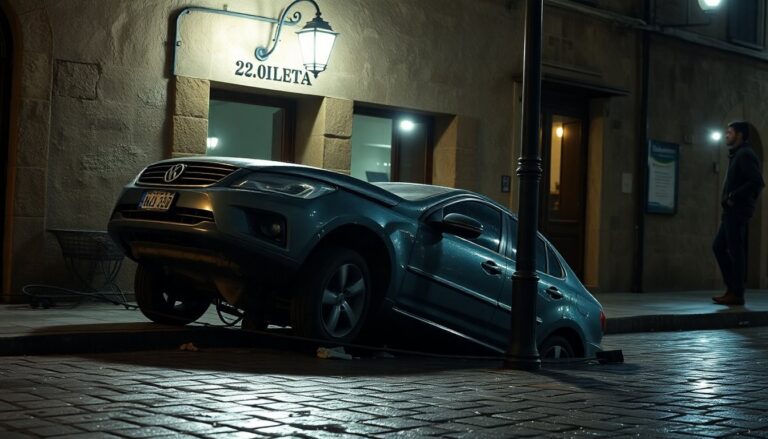 Schianto notturno a Velletri: un’auto entra nel bar da Zi Checco in via dei Volsci