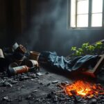 Vivaio in fiamme al Mandrione: intervento dei Vigili del Fuoco e allarme per bombolone gpl
