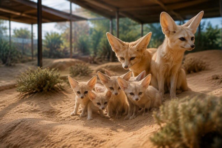 Cinque cuccioli di fennec nati al Bioparco di Roma: scopri la loro storia