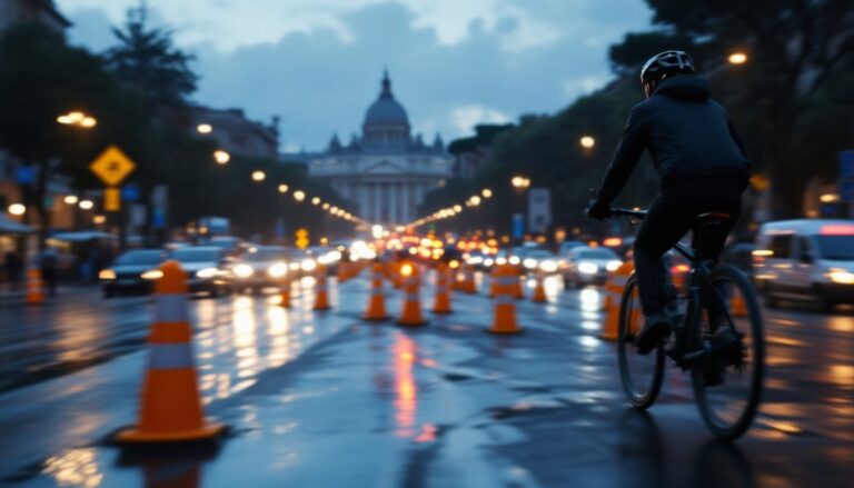 Incidenti e chiusure a Roma: aggiornamento su principali arterie