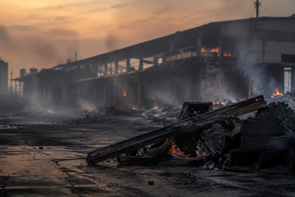 Roma, incendio a Ponte Galeria: evacuati residenti e danneggiate strutture industriali