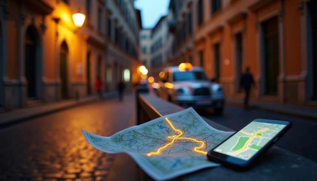 Sicurezza a Roma di notte: percorsi illuminati, taxi e app