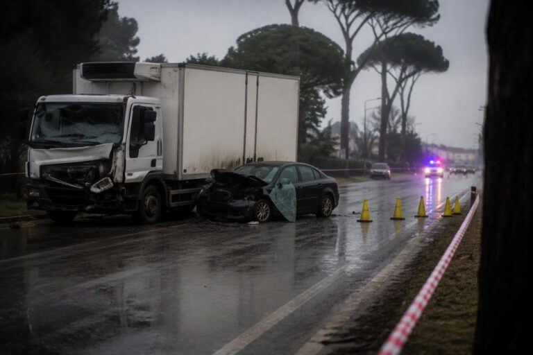 Collisione tra furgone e auto a Cecchina: soccorsi e rilievi lungo via Nettunense