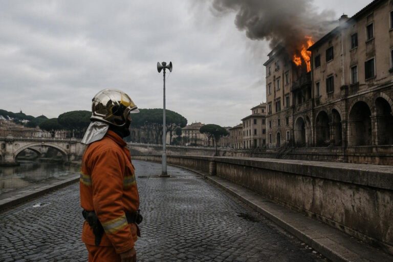 Incendi a Roma: evacuazioni e colonne di fumo visibili fino a Trastevere
