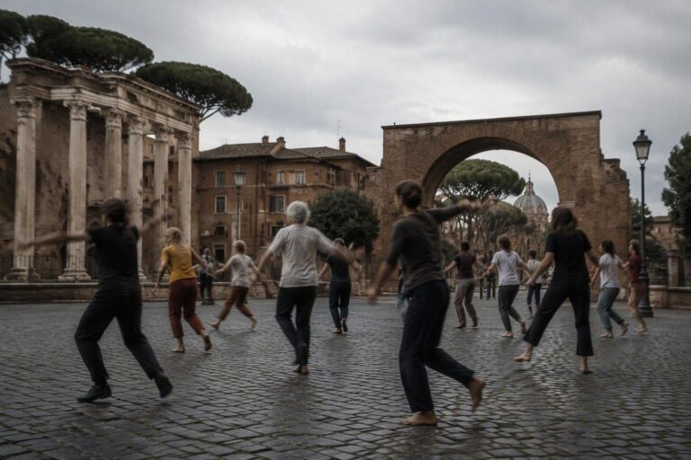 Pasquale Iannotta e la sua classe: danza, età e viralità a piazza Testaccio
