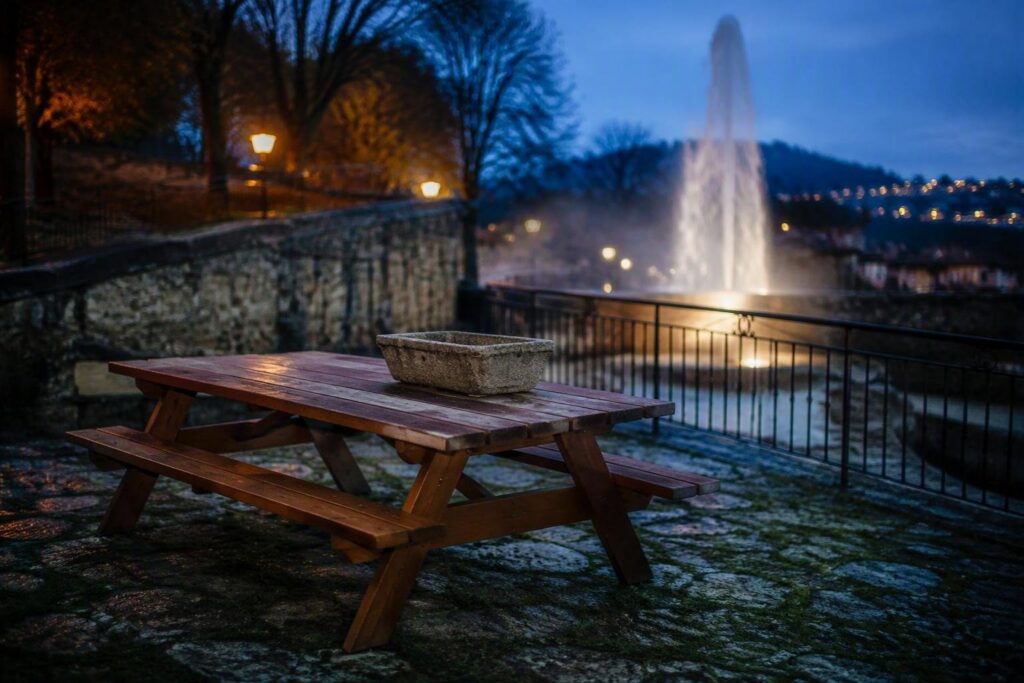 Rinnovamento del Parco della Fonte Ontanese con arredi in legno naturale