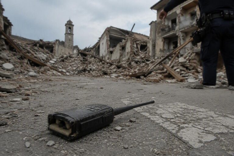 Terremoto di Amatrice: il coraggio degli agenti del Distaccamento di Passo Corese