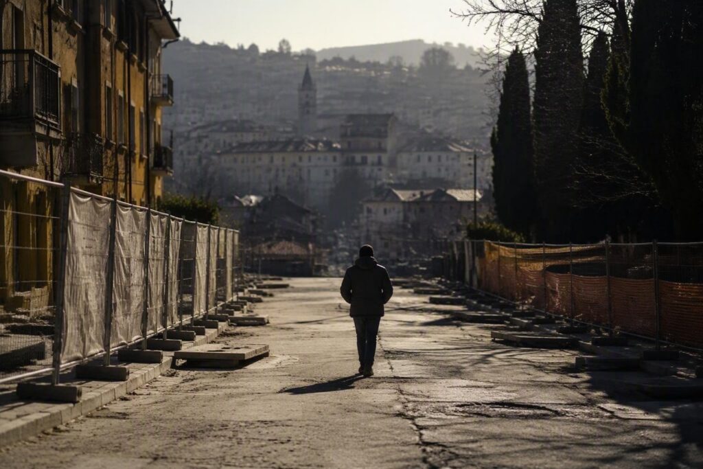 Tivoli: la strada che non finisce mai di essere riparata