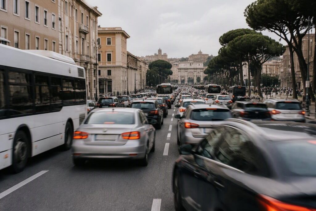 Code e rallentamenti sulla viabilità di Roma: situazione del 23 settembre