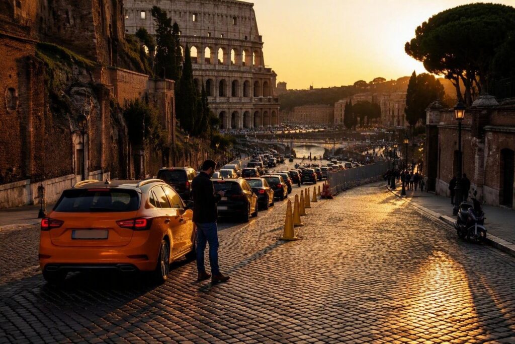 Disagi stradali a Roma: incidenti, lavori e ZTL notturne