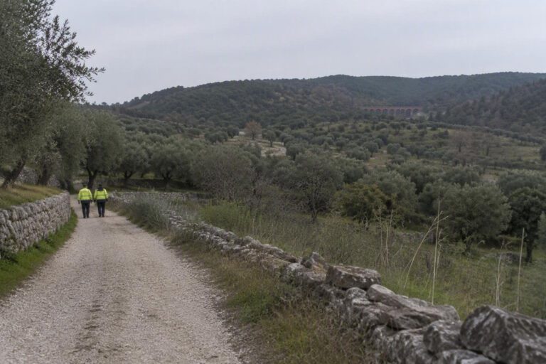Giuliano Maltempi e Antonio Attolico in cammino sulla Via Micaelica