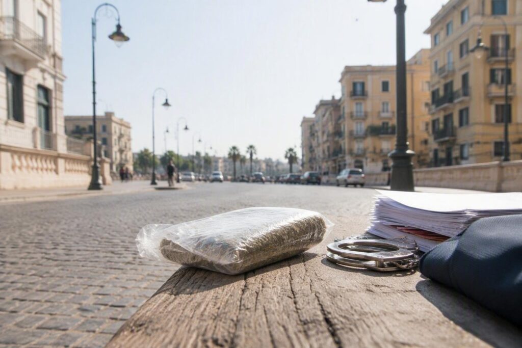 Hashish sequestrato ad Anzio: 21enne arrestato dopo tentativo di fuga