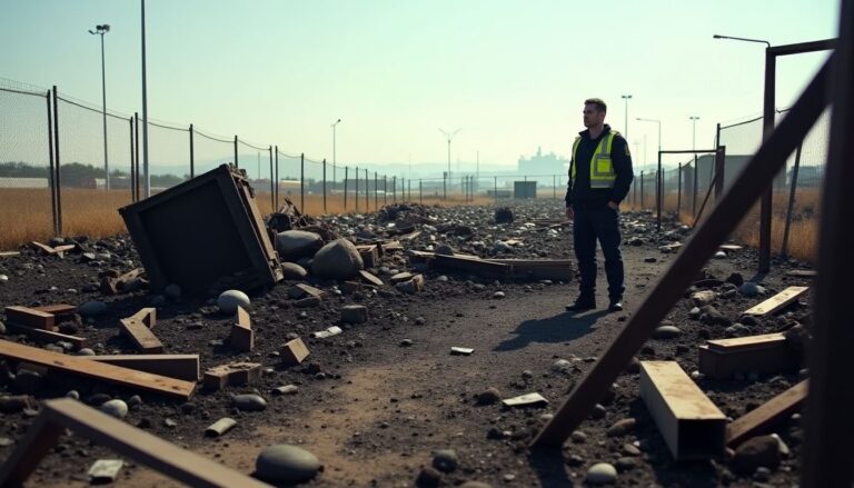 Incendio a Fiumicino: Polizia Locale sequestra zona contaminata da rifiuti