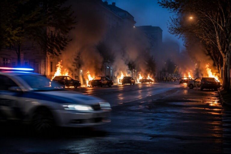 Incendio doloso a Tivoli: sei vetture distrutte, indagini in corso