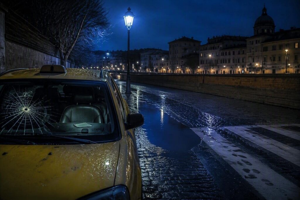 Incidente mortale a Roma: tassista investe pedone sul Lungotevere dei Vallati