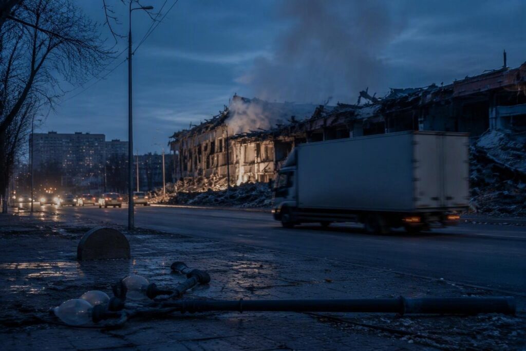 Razzi e droni russi colpiscono Kharkiv e Kiev: vittime e danni