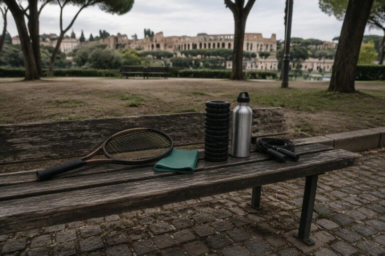 Routine settimanale ispirata al tennis: mobilità, forza, cardio e recupero