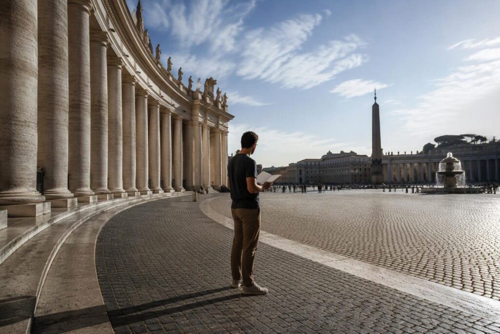 Set iconici a Roma: percorsi auto-guidati e mappe