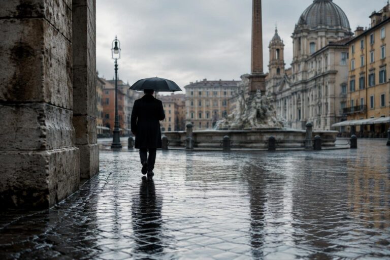 Allerta arancione in Lazio: piogge torrenziali e temporali a Roma