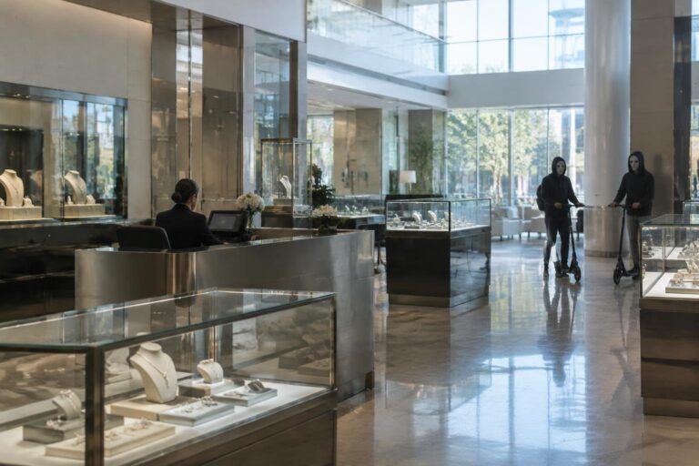 Colpo a mano armata al Tiburtino Shopping: circa 100 mila euro rubati
