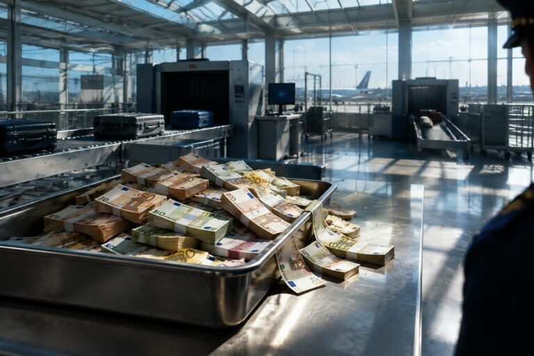 Guardia di Finanza e Dogane sequestrano 2,5 milioni di euro a Fiumicino