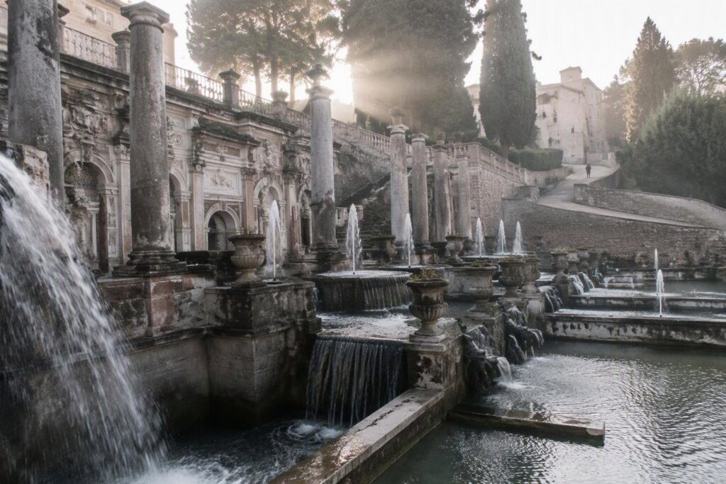 I set cinematografici di Tivoli: Villa d’Este, Villa Adriana e il centro storico