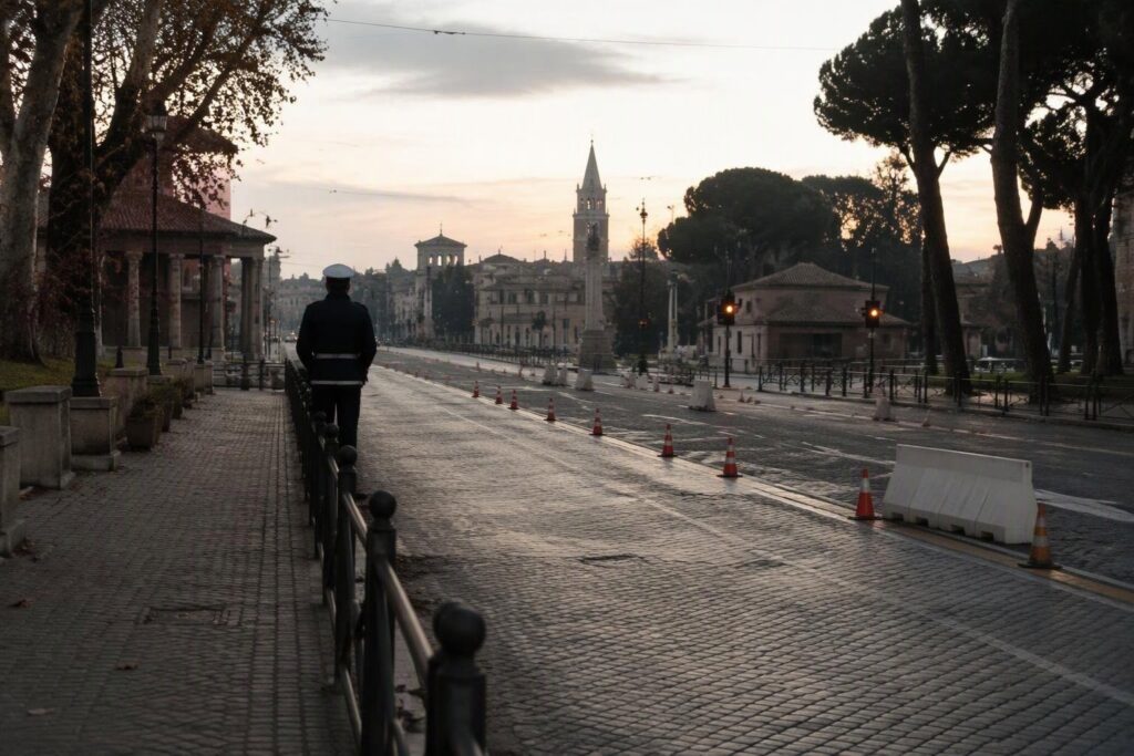 Lavori notturni a Roma: chiusure su Flaminia, Pontina e Decima