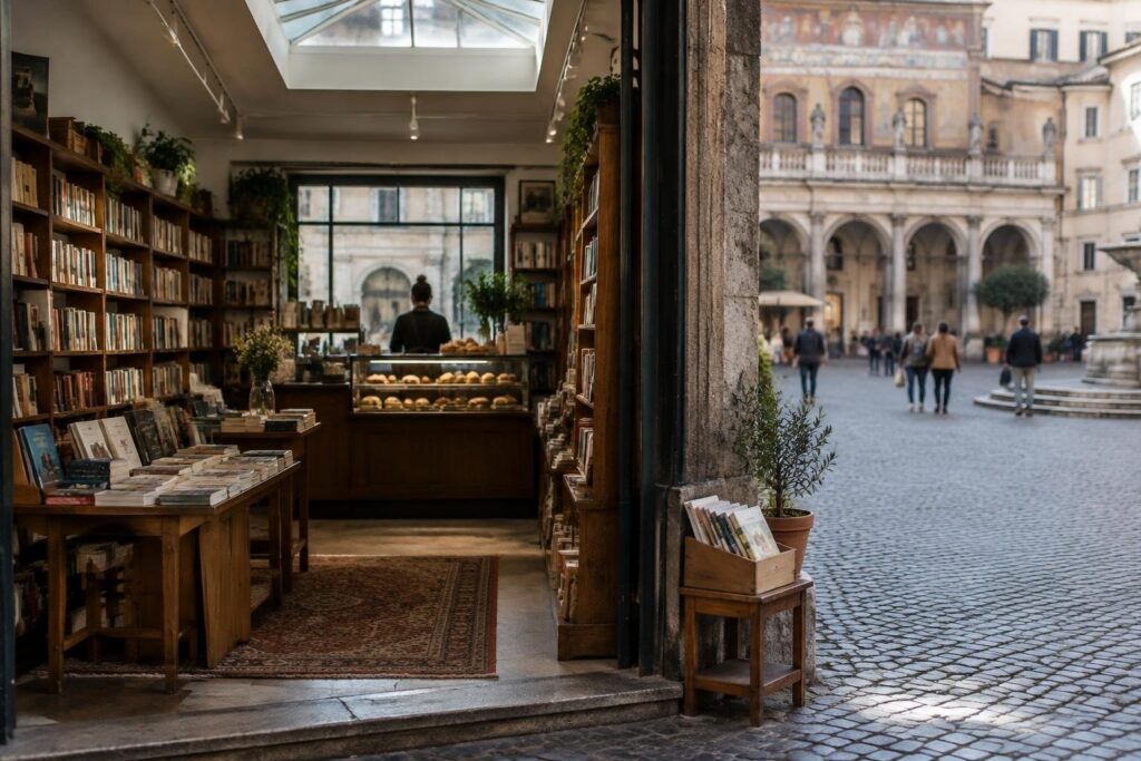 Nuove regole per le librerie indipendenti di Roma: cibo e piazza
