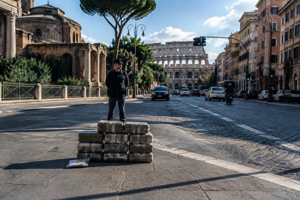 Operazione antidroga smantella rete giovanile nella Capitale