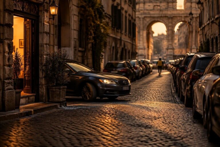 Parcheggi abusivi a Roma: la città rallenta fino all’85%