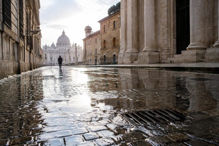 Tempesta record a Roma: le fognature non reggono l’acqua