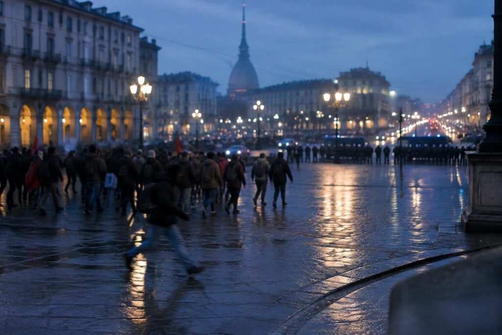 Tensioni studentesche: arresti a Torino e manifestazioni nazionali