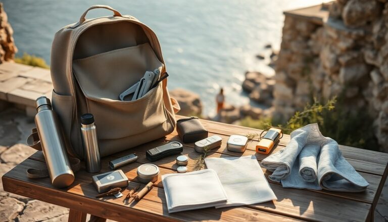Kit da viaggio sostenibile per la Sardegna: cosa mettere nello zaino