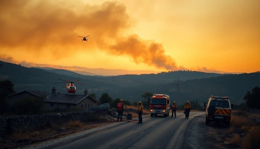 Roghi vicino a Elmas e Decimomannu: interventi per proteggere case e base militare
