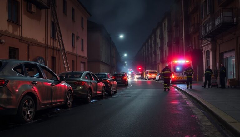 Rogo in via Costantino Nigra: auto distrutte e intervento dei vigili del fuoco a Quartu Sant’Elena