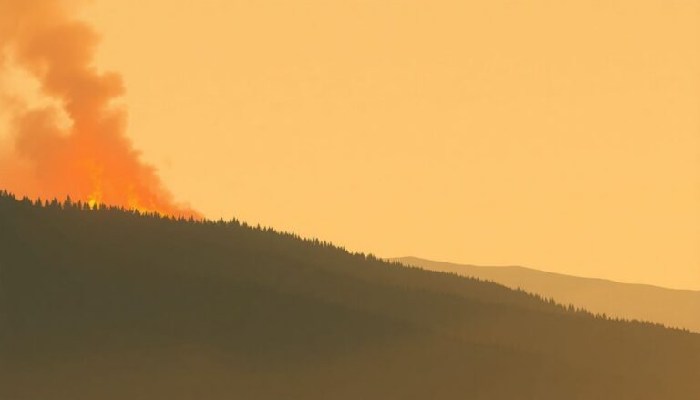 Incendio boschivo rilevato a nord-ovest di Cagliari