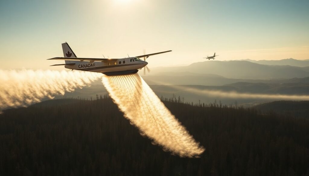 Incendio in Sardegna: Canadair in volo per spegnere le fiamme a Macomer