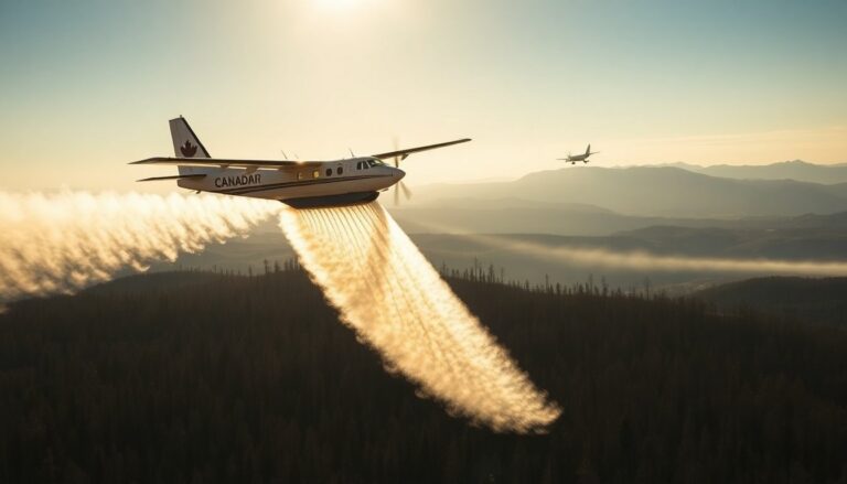 Incendio in Sardegna: Canadair in volo per spegnere le fiamme a Macomer